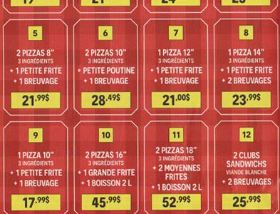 Choisissez votre combo! | Marmiton Pizza 2 pour 1