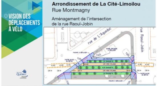 Nouveaux aménagements pour la voie cyclable de la rue Montmagny - Jean-Philippe Léveillé