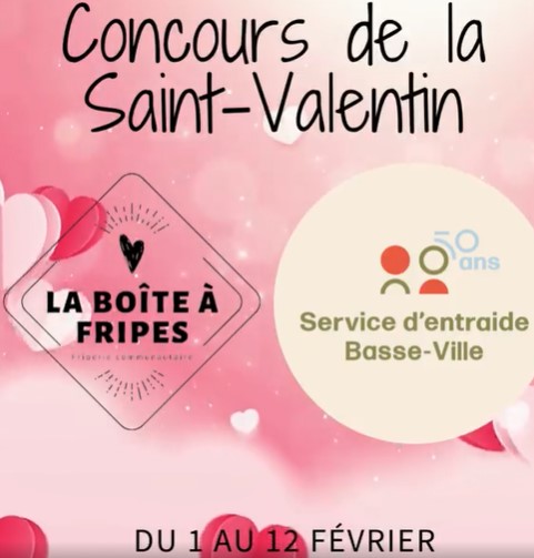 CONCOURS de la Saint-Valentin! | Service d’entraide Basse-Ville
